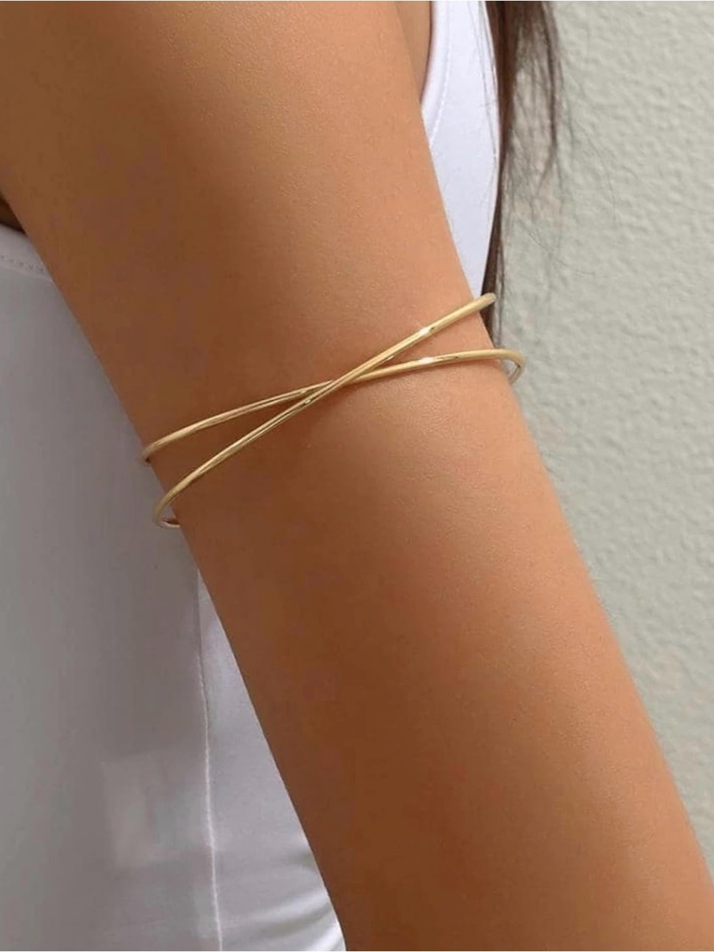 💞 New Elegant Gold Arm Cuff Bracelet